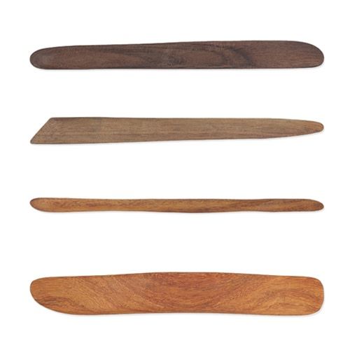 Herramientas de modelado de madera dura - Juego de 4 herramientas