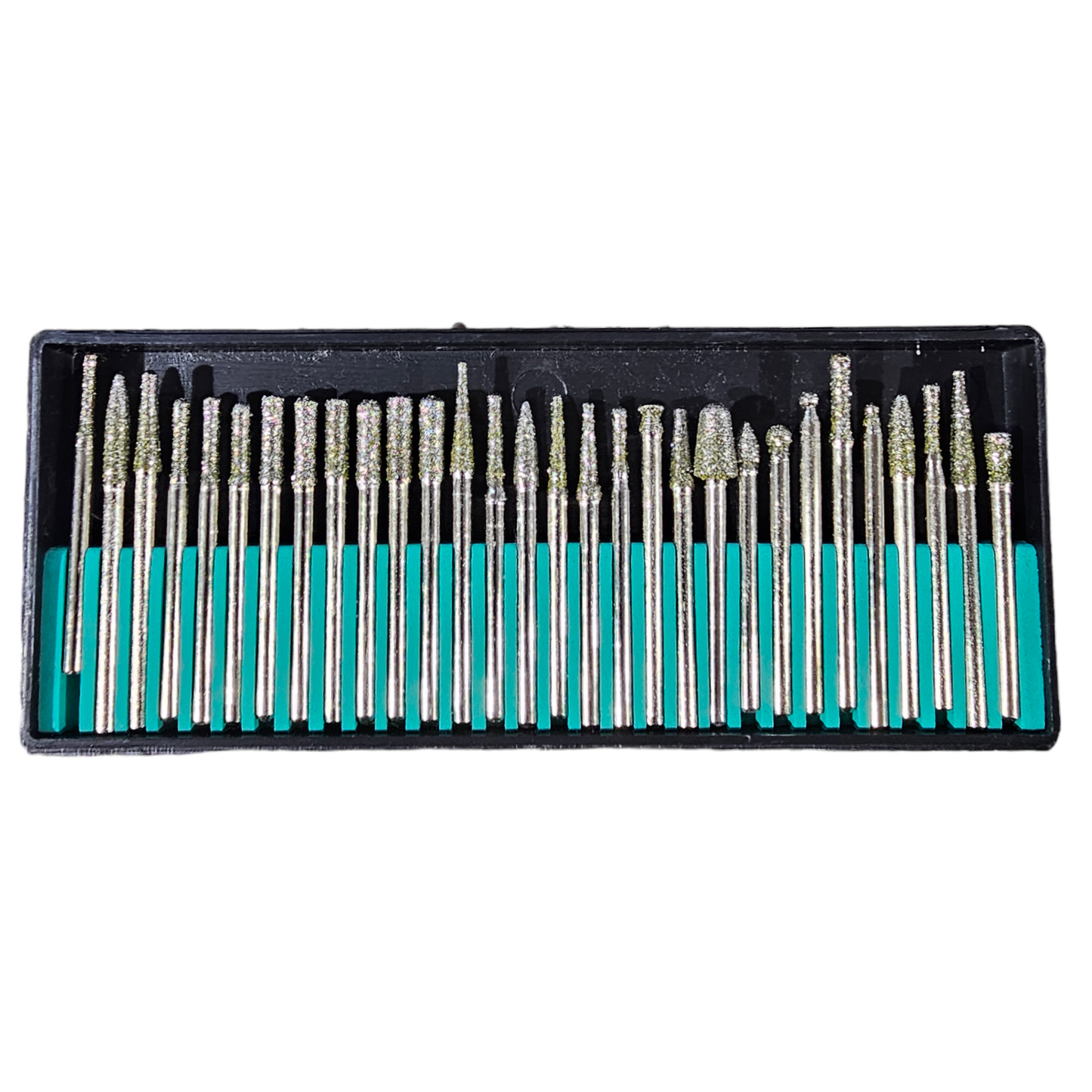 30pc Diamond Burr Set 1/8 Shank