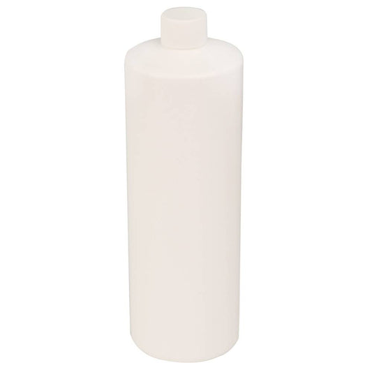 Botella blanca de plástico de 32 oz.