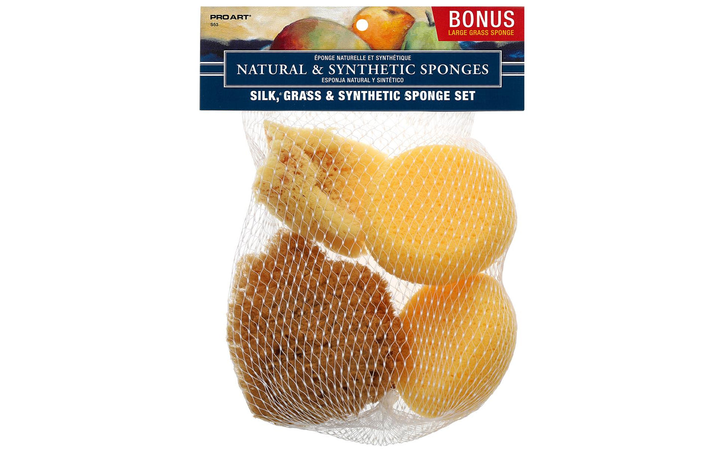 Silk Set Natural Sponges