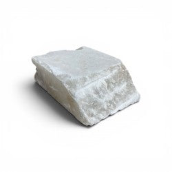 Mario's Italian White Translucent Alabaster Cut Block 41lb 5x9x17
