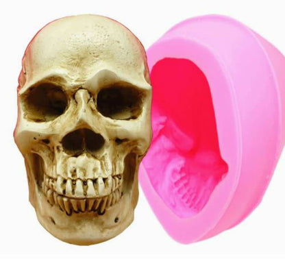 Skull (1 Piece) Pink Silicone Mold