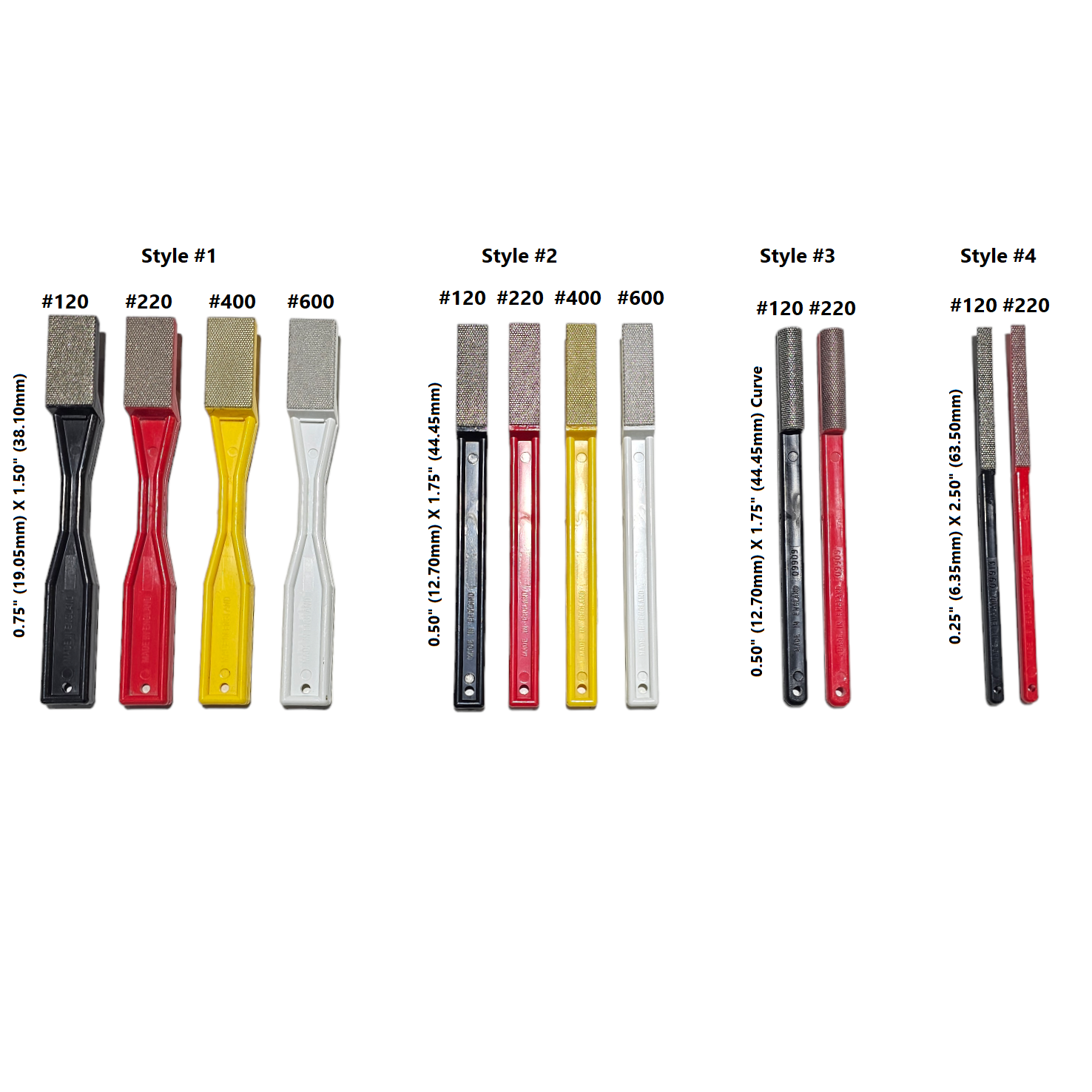 3M™ Flexible Diamond Hand Files 6210J – The Compleat Sculptor, Inc