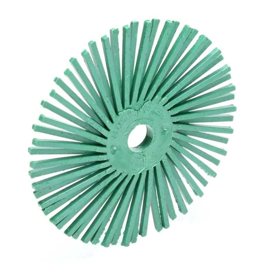 Scotch-Brite™ Radial Bristle Disc 3'' Green 50Grit (5 Pack)