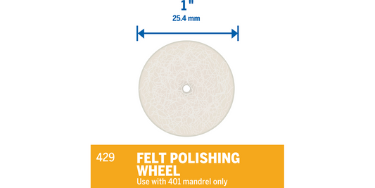Felt Polishing Wheel 1" #429