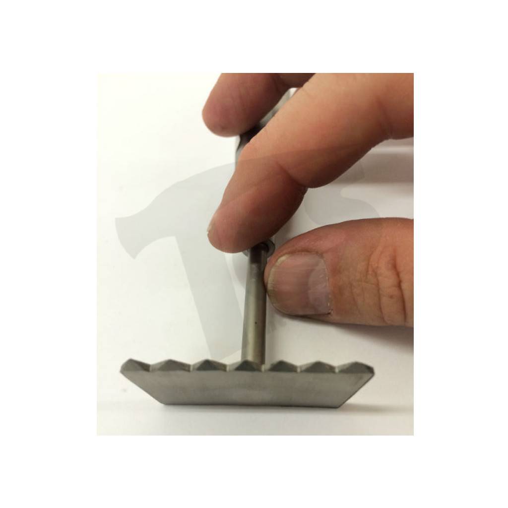 Stainless Rake 1 3/4in Pointed Teeth 432842021 - The Compleat Sculptor ...
