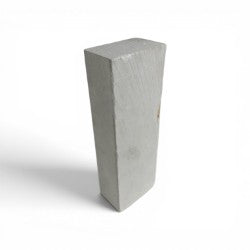 Mario's Italian White Translucent Alabaster Cut Block 10lb 2.5x4x12