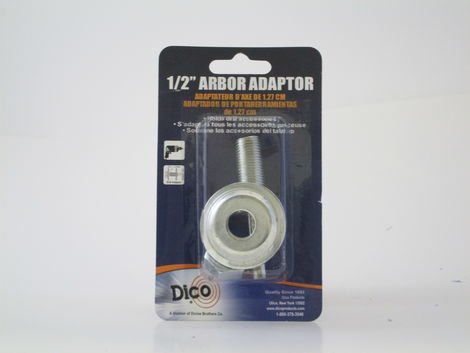 Arbor Adaptor 1/2'' Hole to 1/4'' Shaft