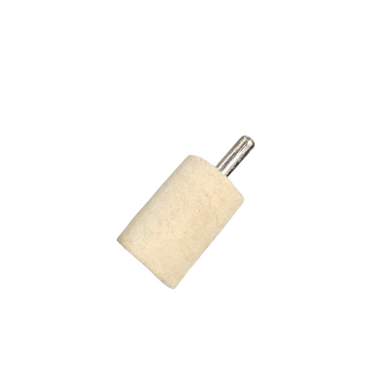 Felt Bob Cylinder Soft 1'' X 1-1/2'' BBB-13-S-1 (1/4'' Shank)