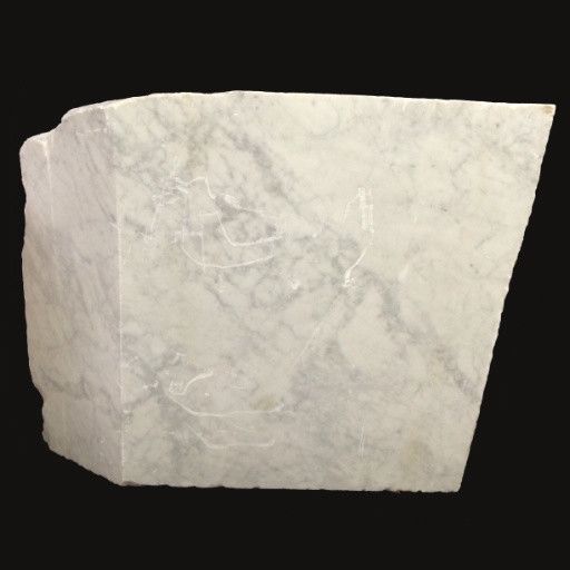 3420lb Carrara Bianco blue/gray 52x41x16 #341018