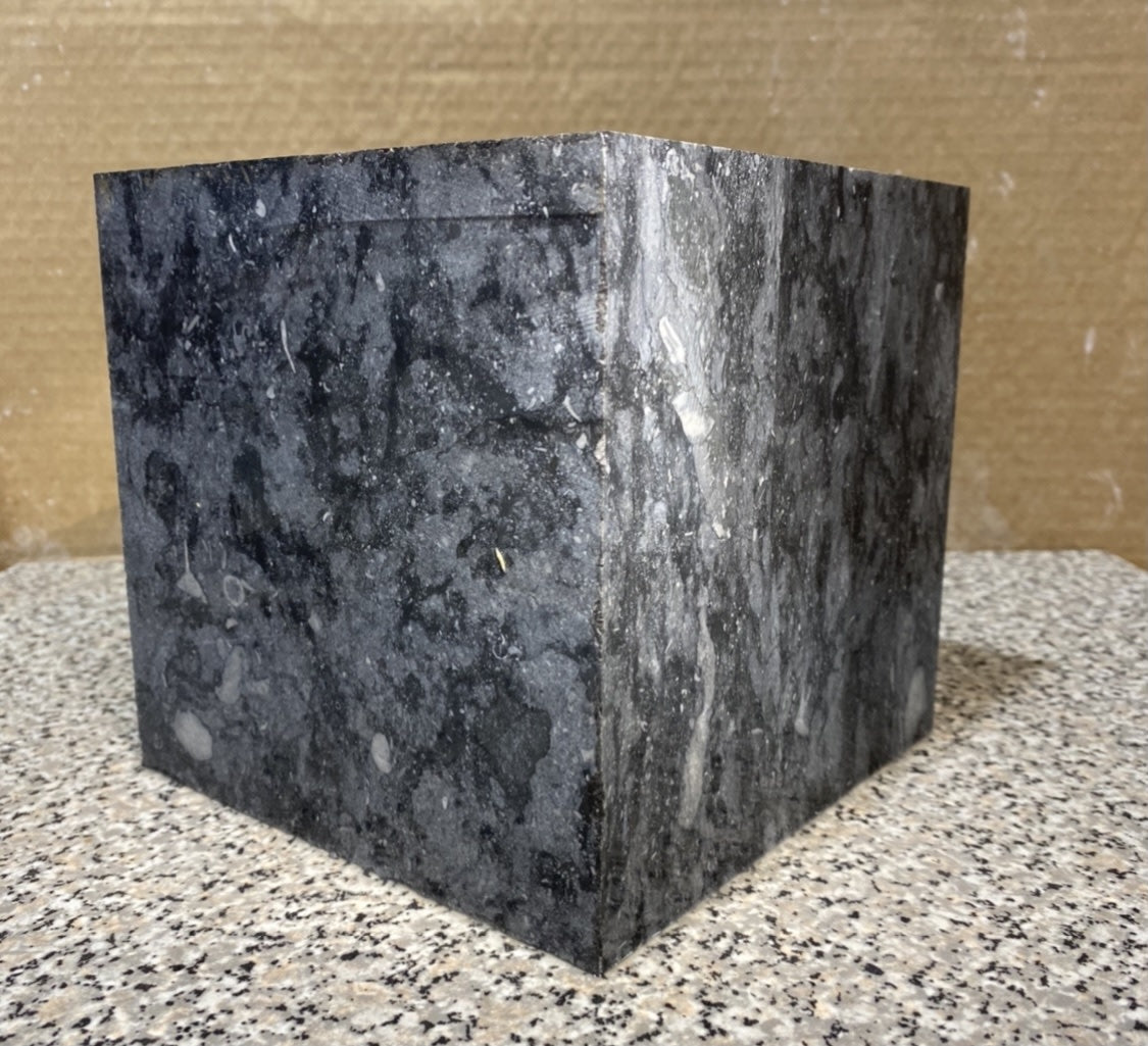 Champlain Black Marble cube 6x6x6