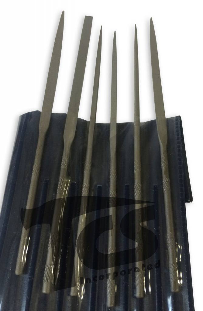 Small Steel Needle File Set Fine 6pc