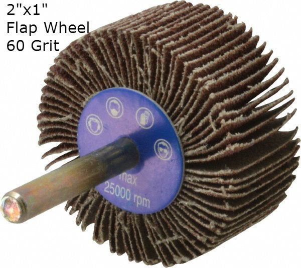 Aluminum Oxide Flap Wheel 2''x1'' 60 grit