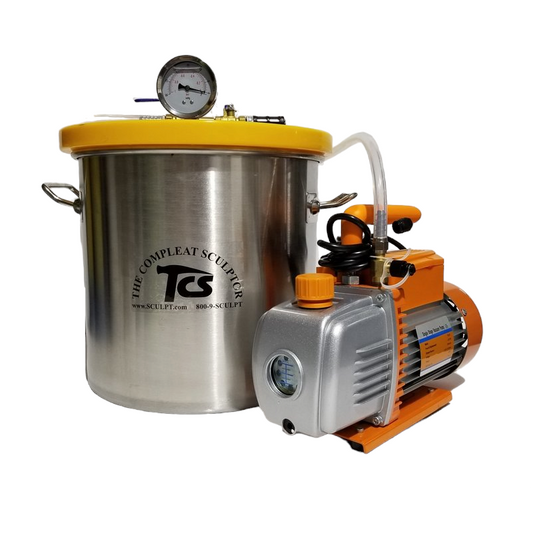 5 Gallon Vacuum Degassing Chamber Kit with 3 CFM Pump