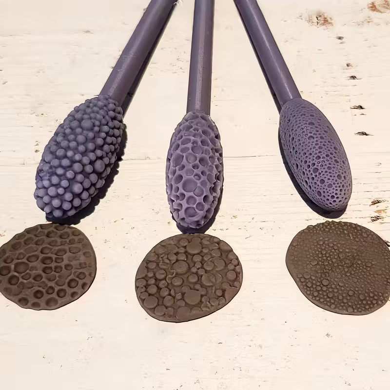 Medium Skin & Creature Texture Stick Tool Set of 9