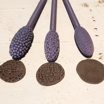 Medium Skin & Creature Texture Stick Tool Set of 9