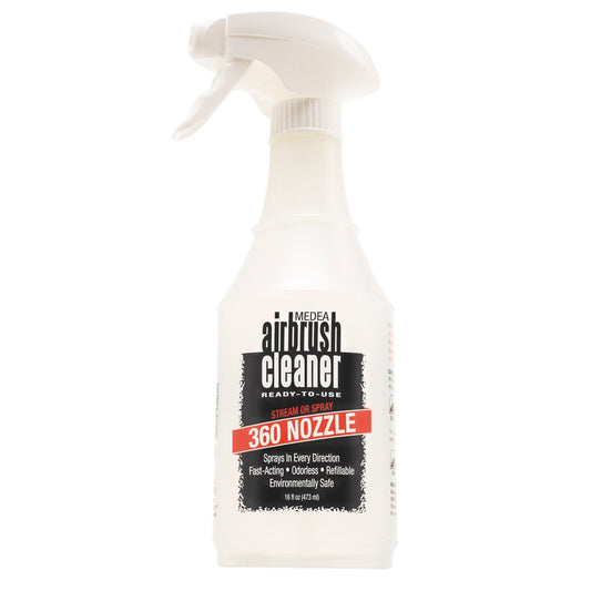 Airbrush Cleaner with Invertible 360° Nozzle 16 oz
