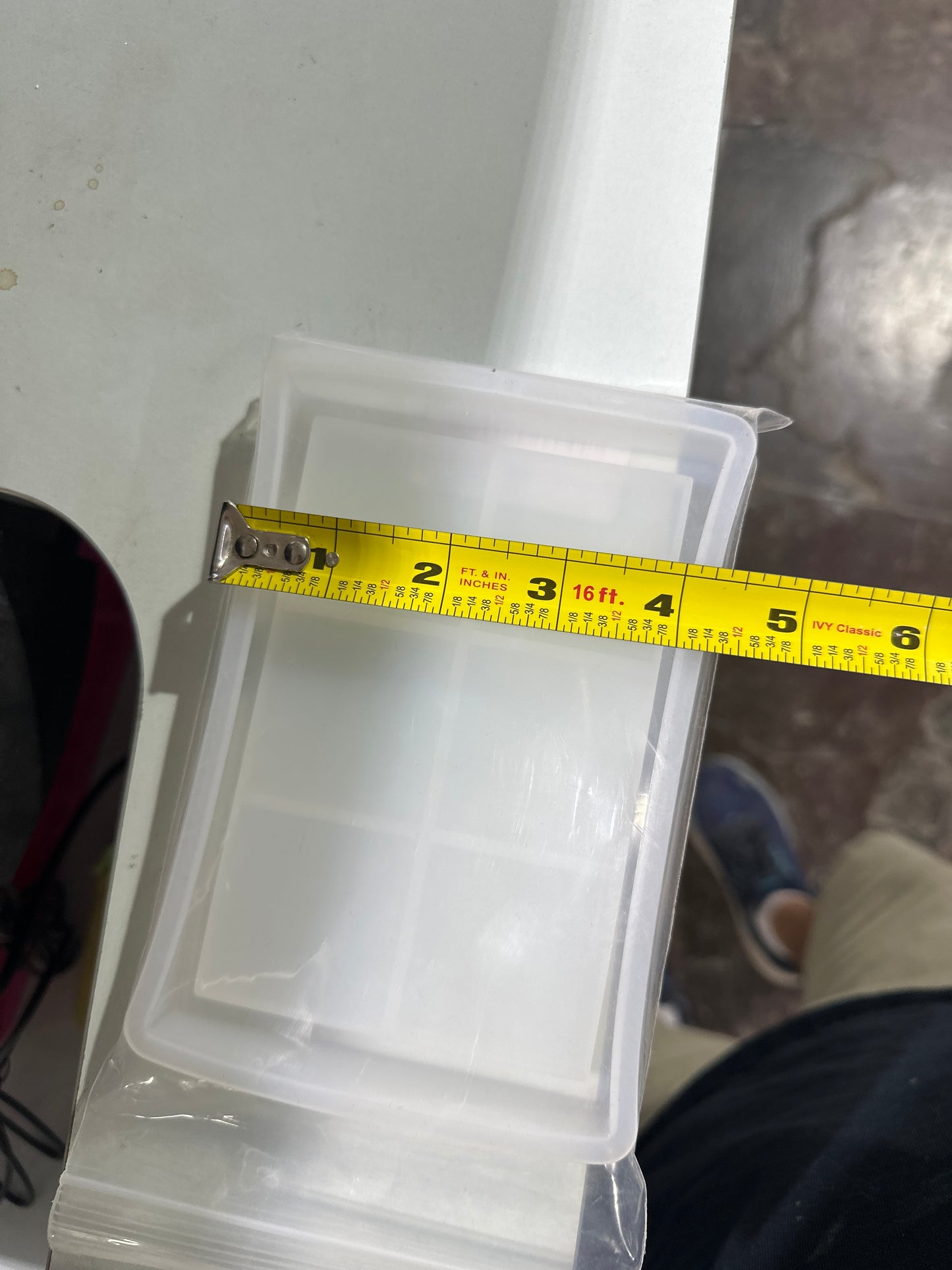 Molde de silicona rectangular para bandeja