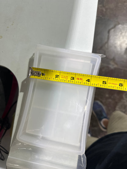 Molde de silicona rectangular para bandeja