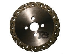 Hoja de diamante galvanizada de primera calidad de 4,5'' (perforada para adaptador de corte al ras)