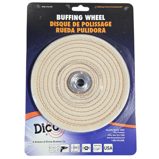 Pulidor en espiral firme de 6'' x 1/2'' 527-40-6