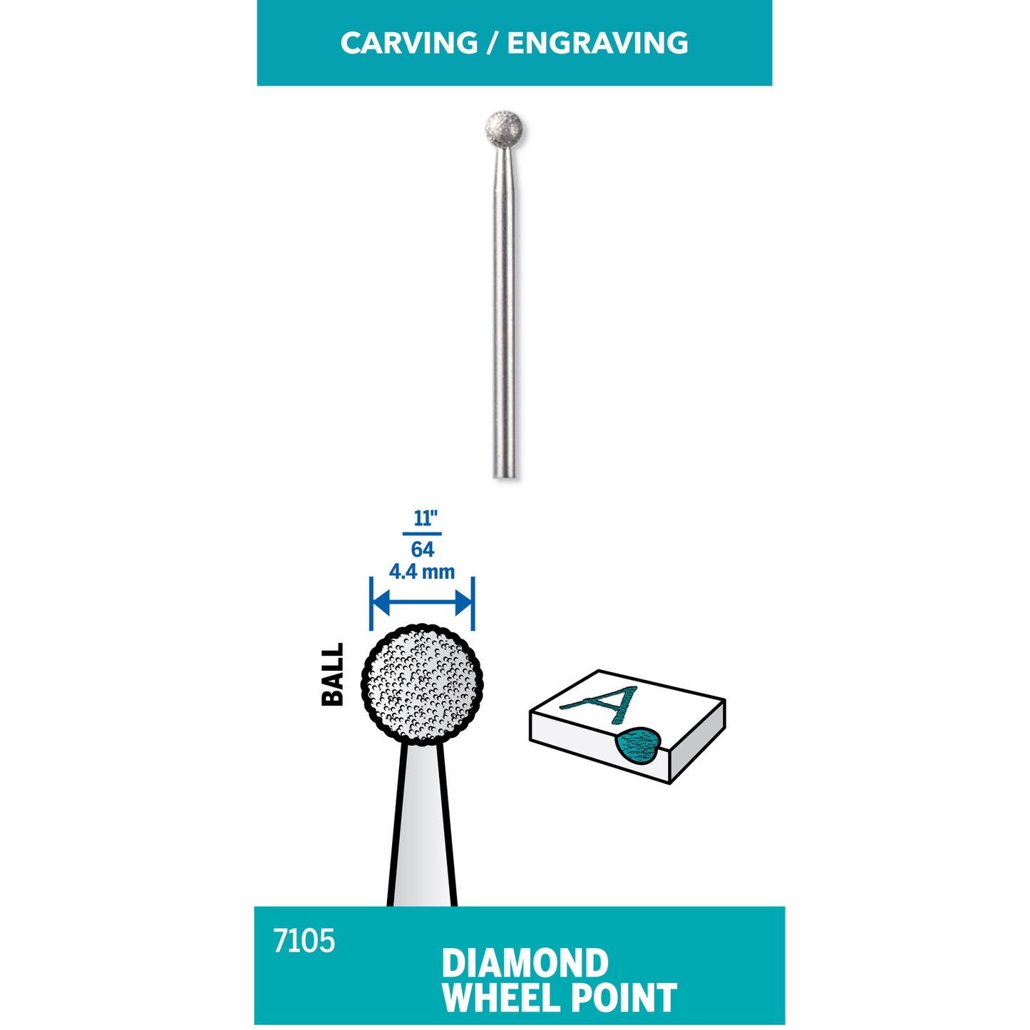 Puntos de rueda de diamante