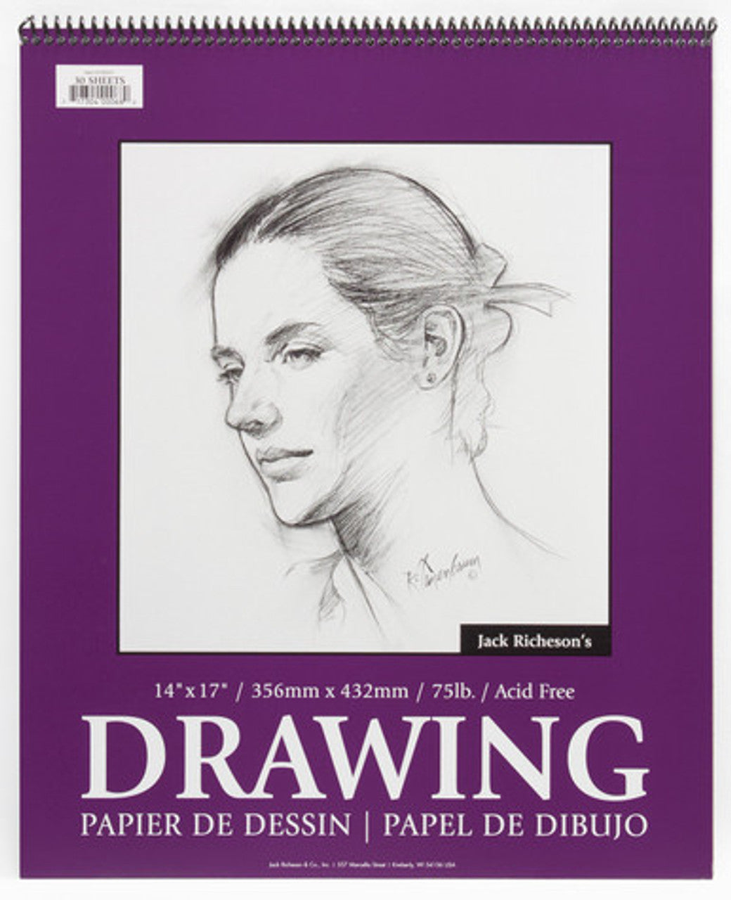 Pad In Drawing Drawing Pads 75#, 14x17 – The Compleat Sculptor, Inc