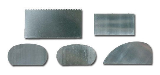 Steel Scrapers - Set of 5