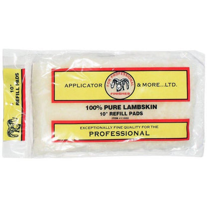 Applicators & More 10" Lambskin Refill Pad
