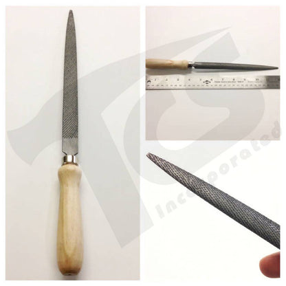 Half Round Pointed Cabinet Rasp 20cm Handled