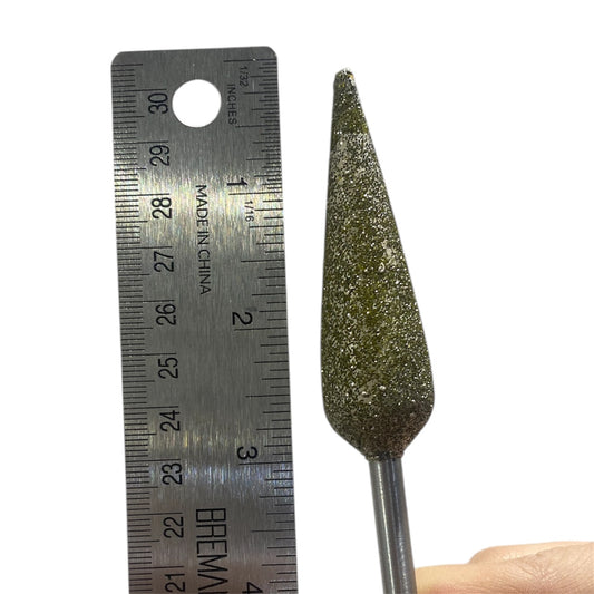 Fresa de diamante #04 Cónica redonda 3/4x2-1/2" (20-70 mm) Eje de 1/4"