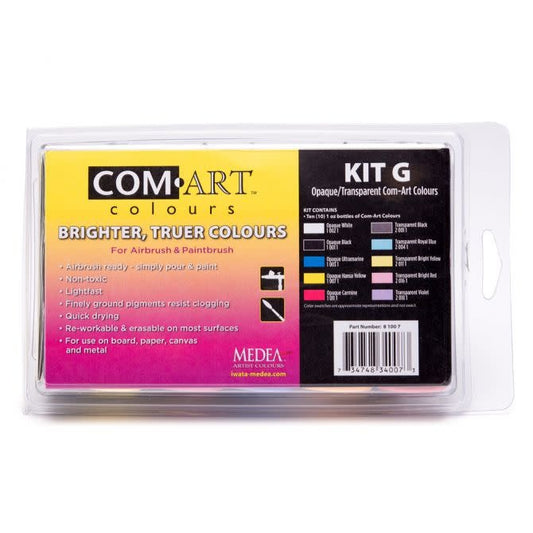 Com Art Colors Kit Transparente Opaco G