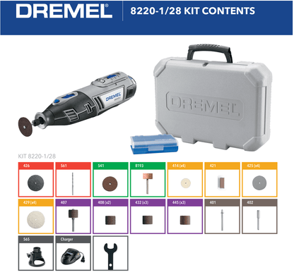 12V Max Lithium-ion Cordless Rotary Tool Kit #8220-1/28