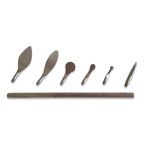 Encaustic Spatula Tip Tool Set - 6 Tool Tips