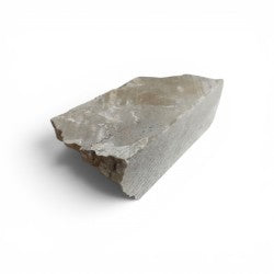 Mario's Italian White Translucent Alabaster Cut Block 3lb 6x3.25x2