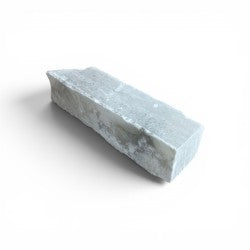 Mario's Italian White Translucent Alabaster Cut Block 2lb 1.5x2x7