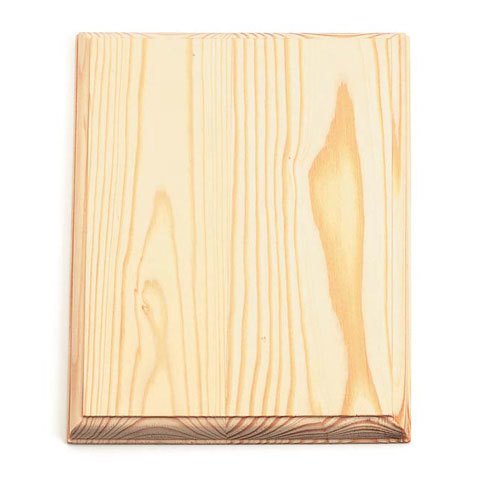 Placa de madera - Rectángulo - 7 x 9 pulgadas