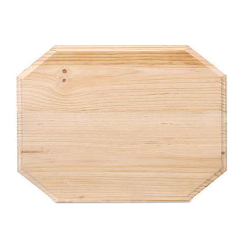 Placa de madera - Octágono - 9 x 12 pulgadas