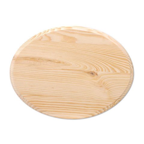 Placa de madera - Ovalada - 9 x 12 pulgadas