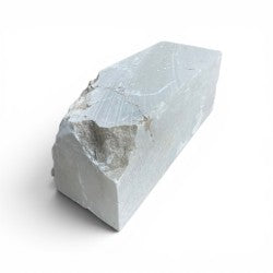 Mario's Italian White Translucent Alabaster Cut Block 36lb 5.5x5.5x14