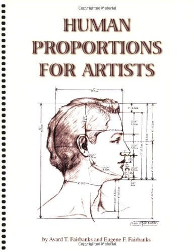 Libro de proporciones humanas para artistas de Fairbanks