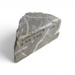 Mario's Italian White Translucent Alabaster Cut Block 10lb 4x4.5x8