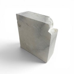 Mario's Italian White Translucent Alabaster Cut Block 18lb 3x8x9 202606220182