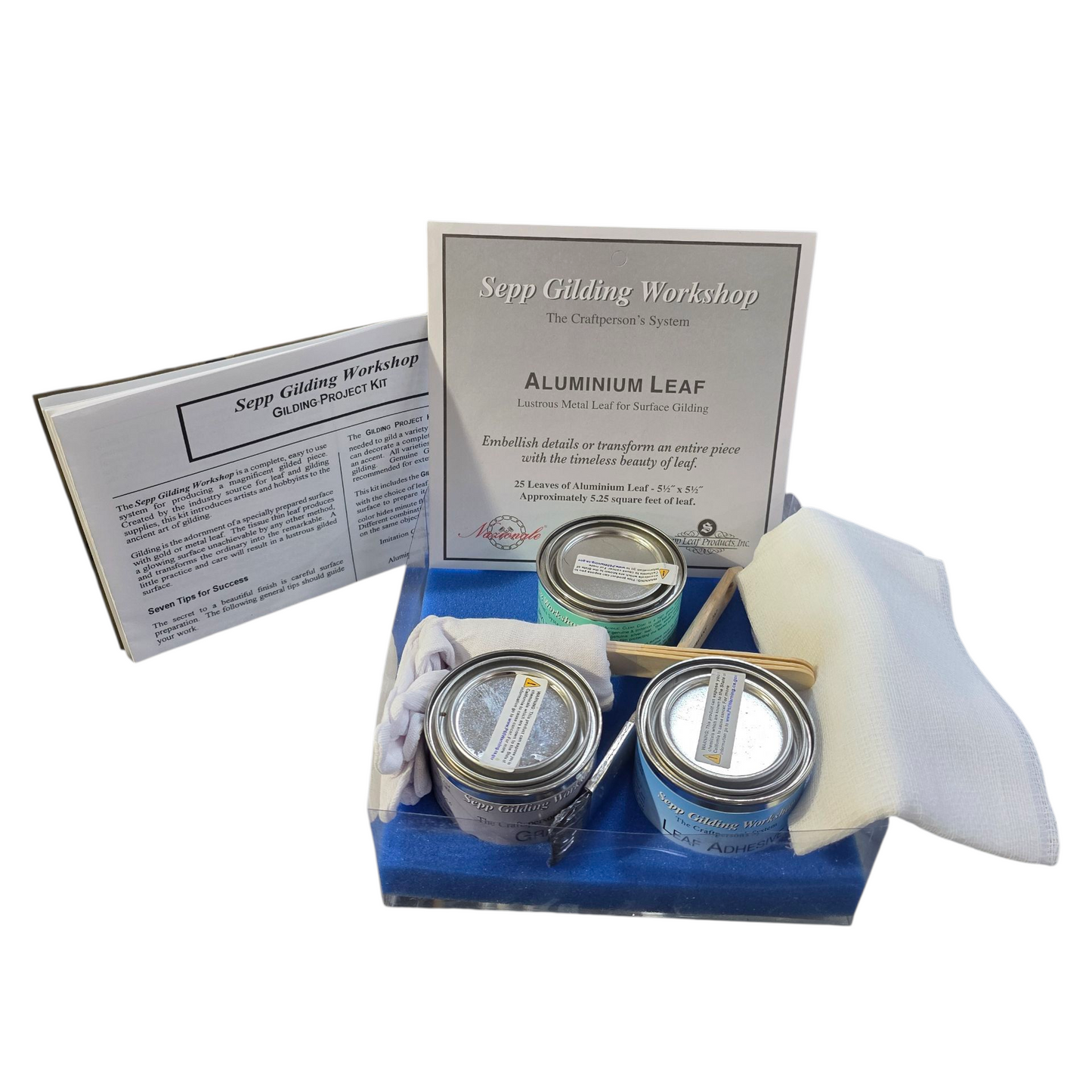 Complete Gilding Kit Aluminum Leaf