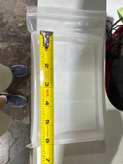Molde de silicona rectangular para bandeja