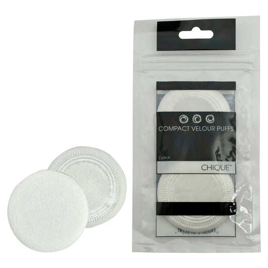 Chique™ 2pc Compact Velour Puffs