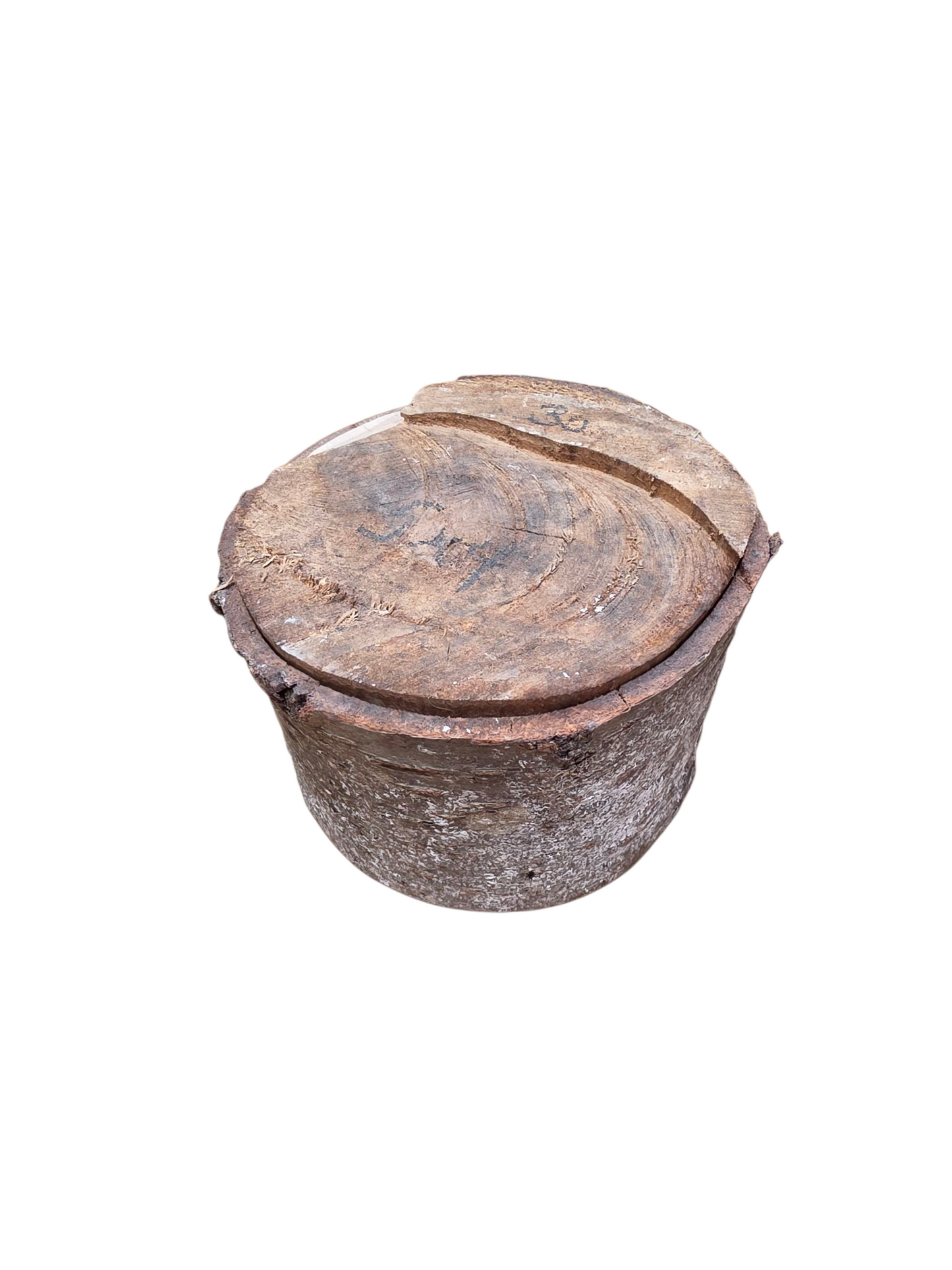 Rondas de madera de cerezo natural