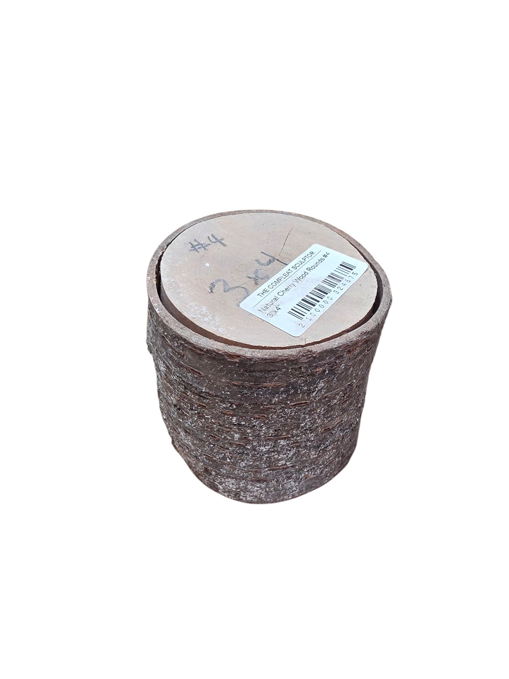 Natural Cherry Wood Rounds – The Compleat Sculptor, Inc