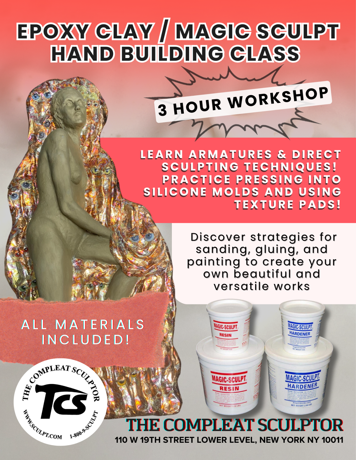 260507 Epoxy Clay Hand Building Class May 7 5 - 8PM
