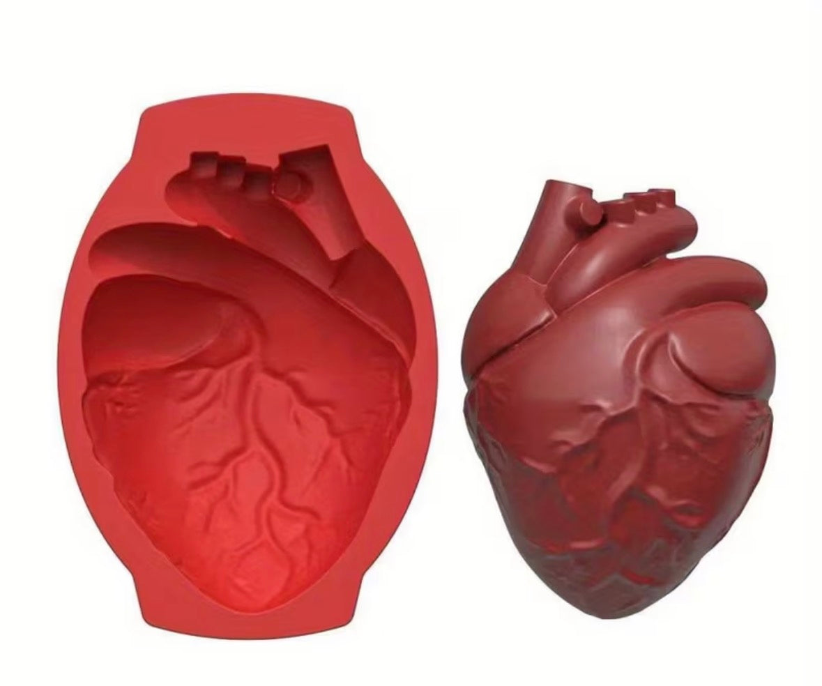 Heart Silicone Mold Large